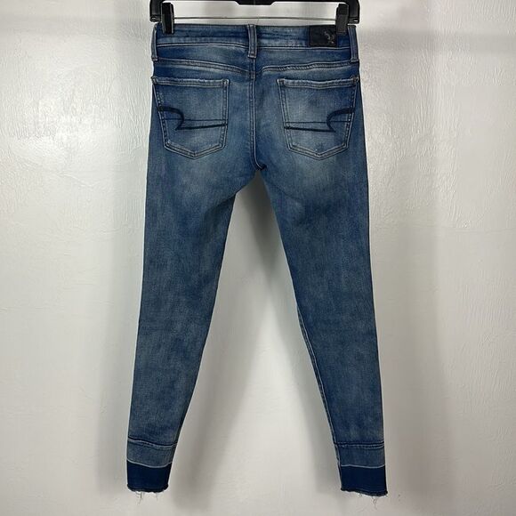 ❤️Last Chance American Eagle Outfitters 360 Super Stretch Jegging Size 0 - Picture 3 of 9